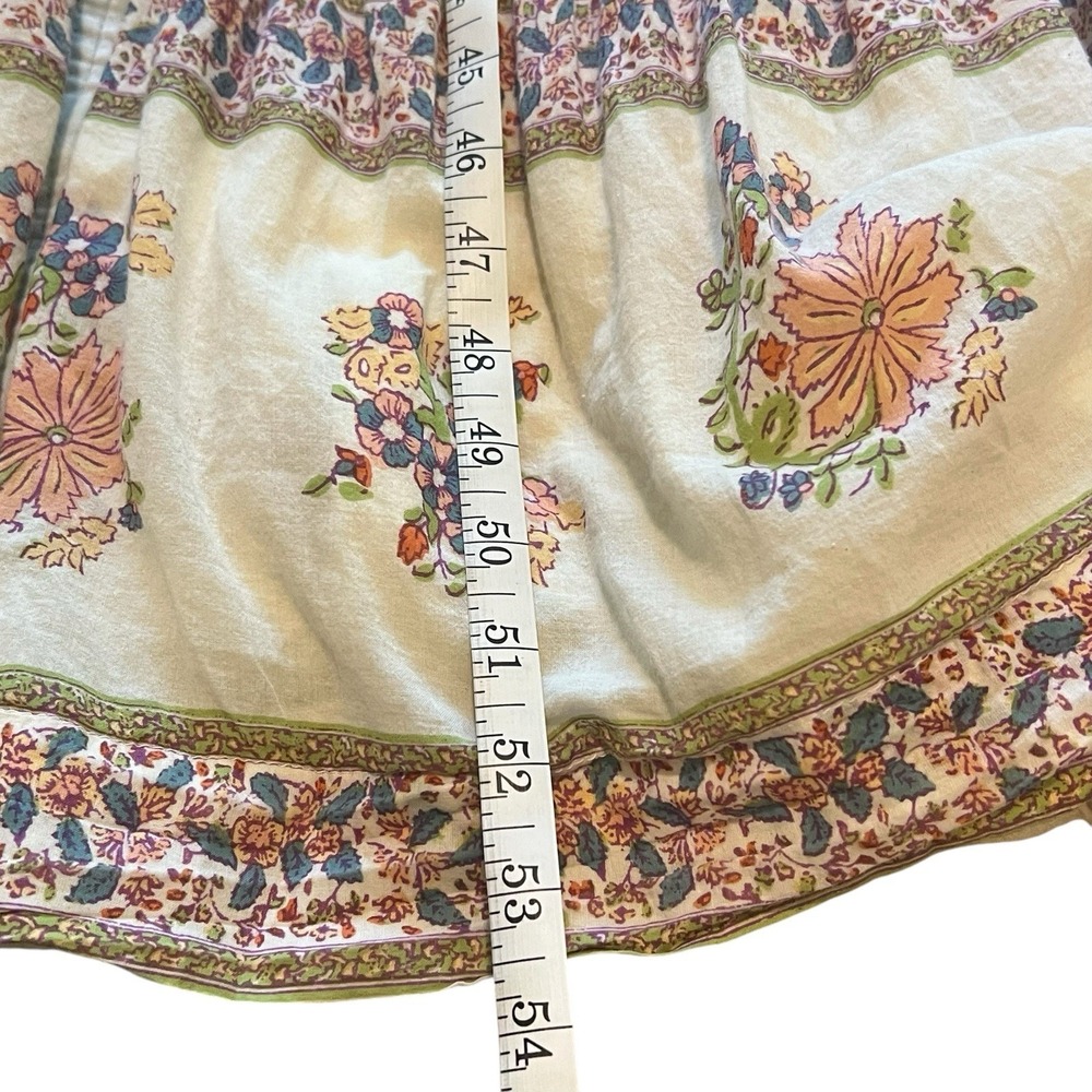 Free People Kelso Maxi Dress Small Cotton Lined Pockets Floral Boho Festival - Picture 8 of 12